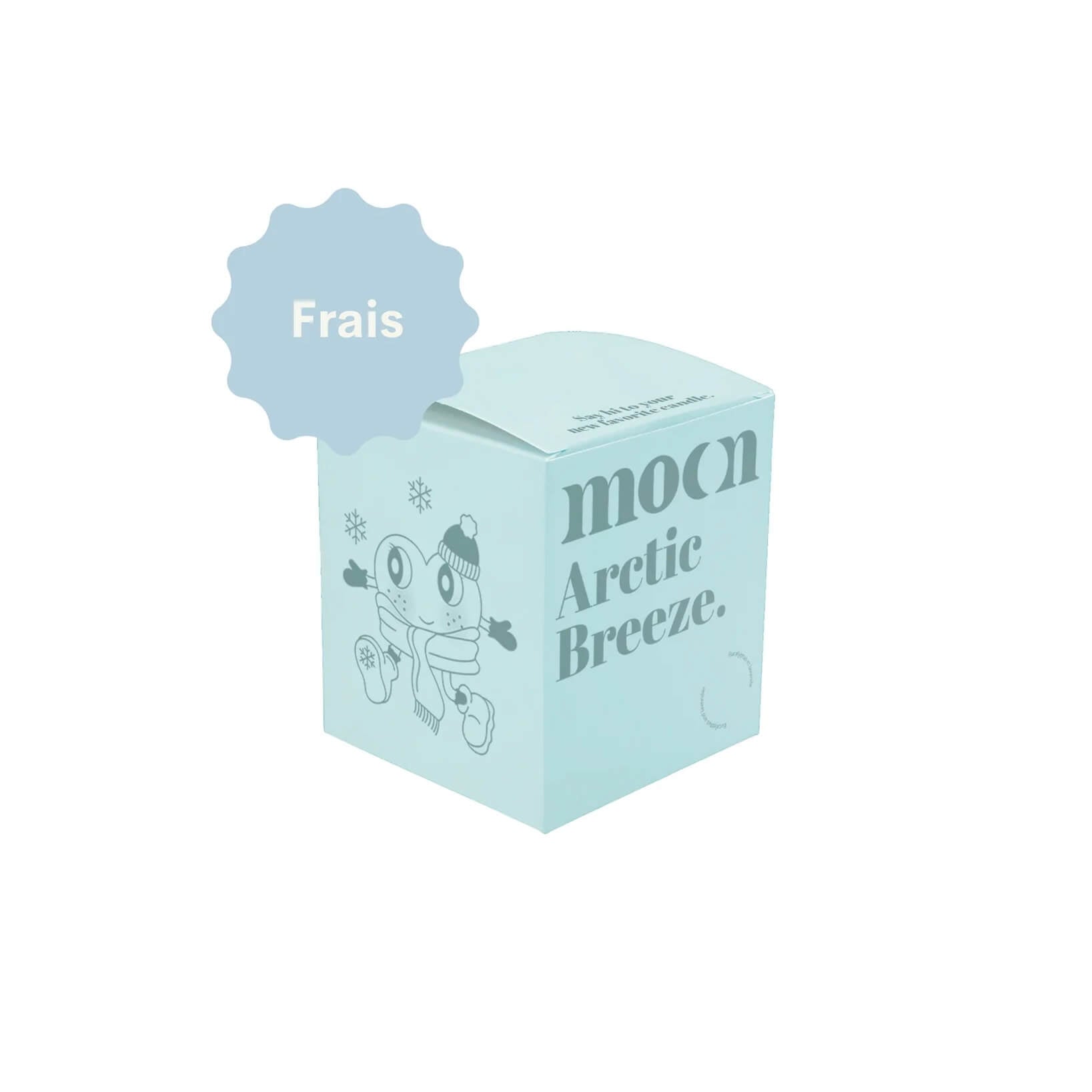 Chandelle bougie cire soya naturelle arctic breeze Moonday odeur fraîche