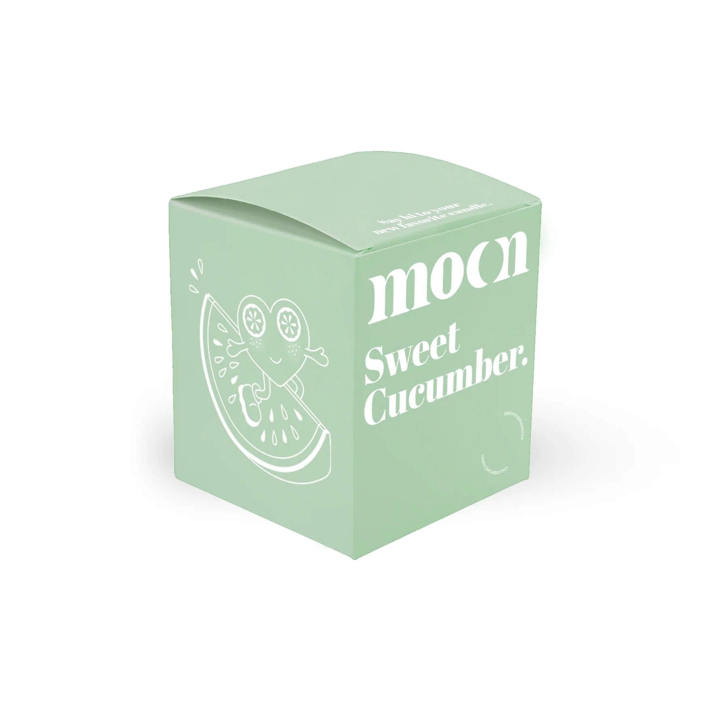 Chandelle bougie concombre melon miel cire soya naturelle moonday