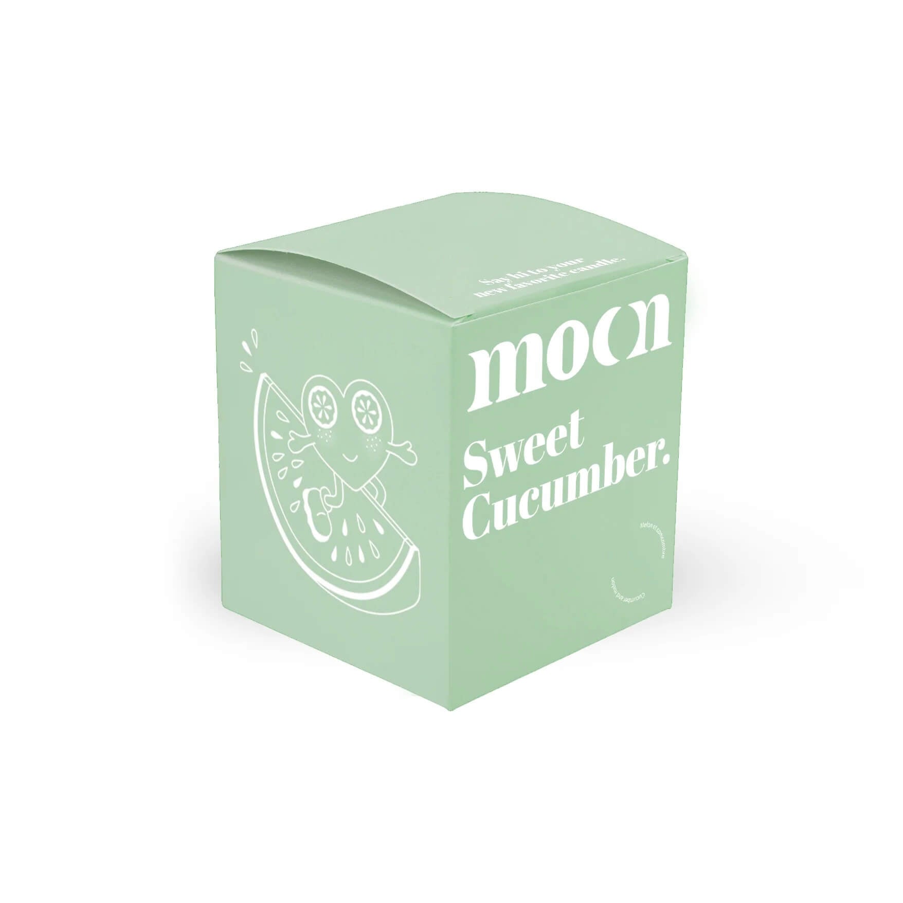 Chandelle bougie concombre melon miel cire soya naturelle moonday