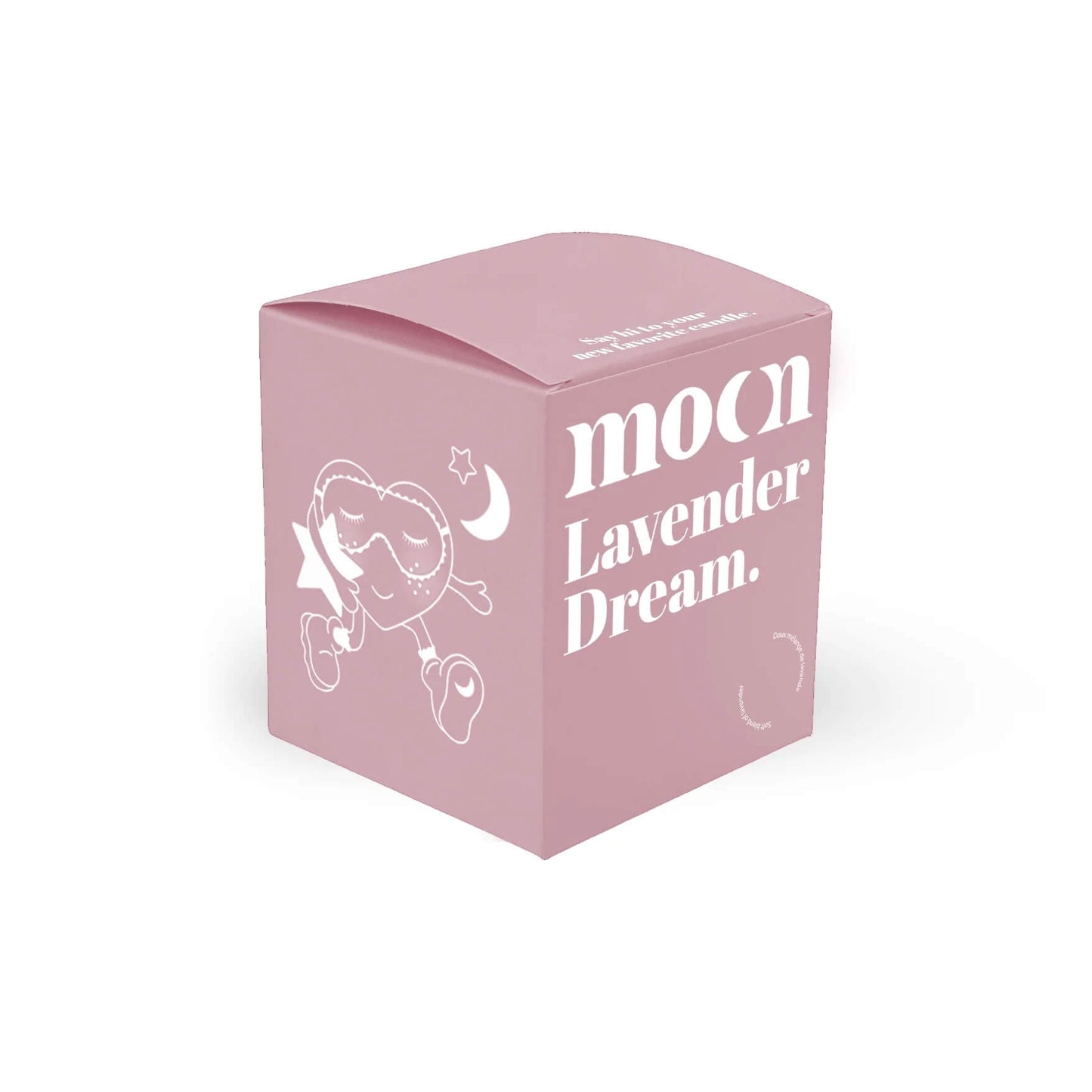 Chandelle bougie cire soya naturelle lavande moonday sans phtalates compagnie québécoise