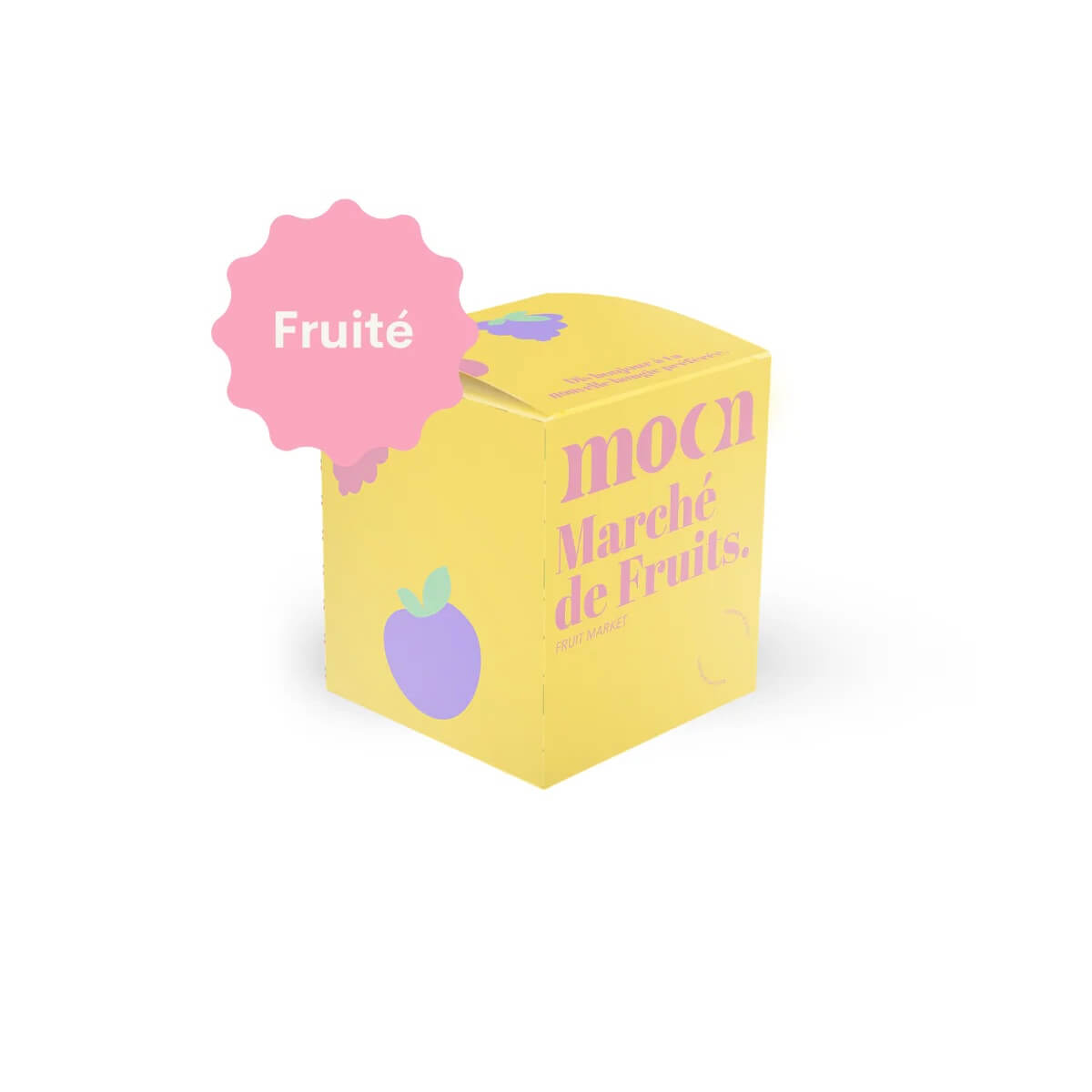 chandelle bougie cire soya naturelle marché de fruits framboise sans phtalates