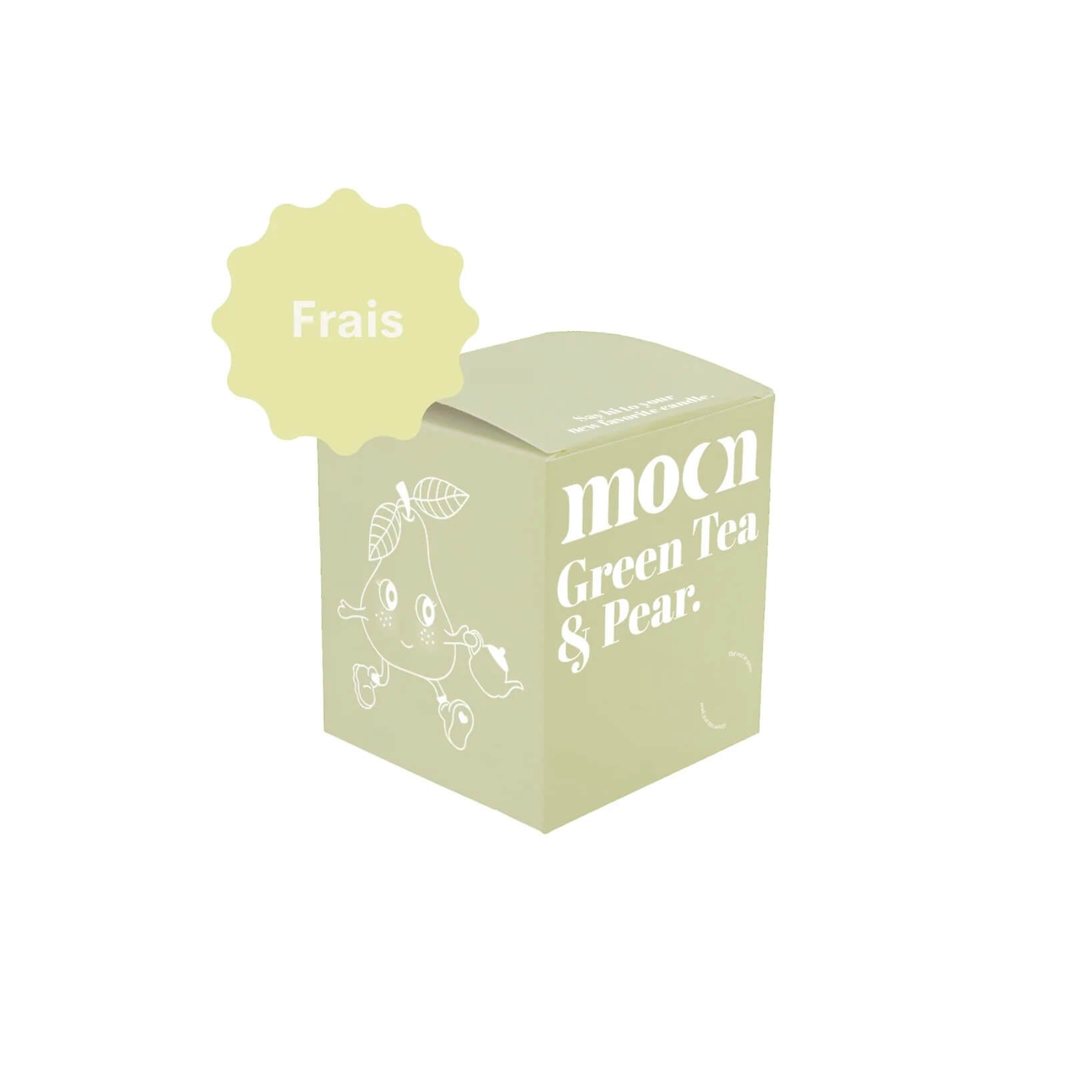 chandelle bougie cire soya naturelle thé vert poire 190g compagnie québécoise