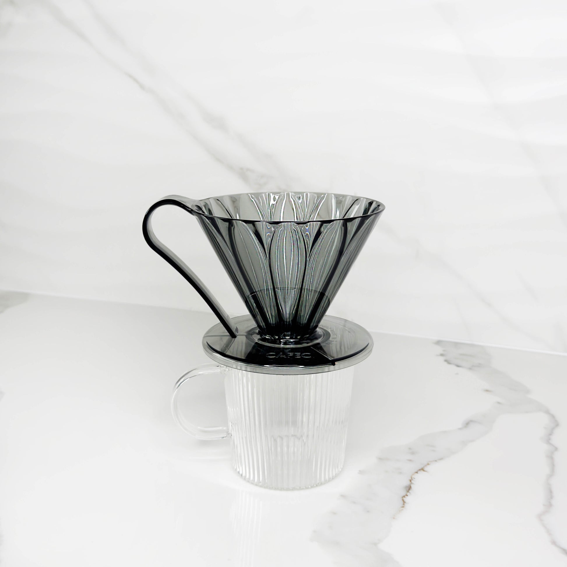 Cafec cone d'infusion plastique tritan café filtre accessoire durable noir