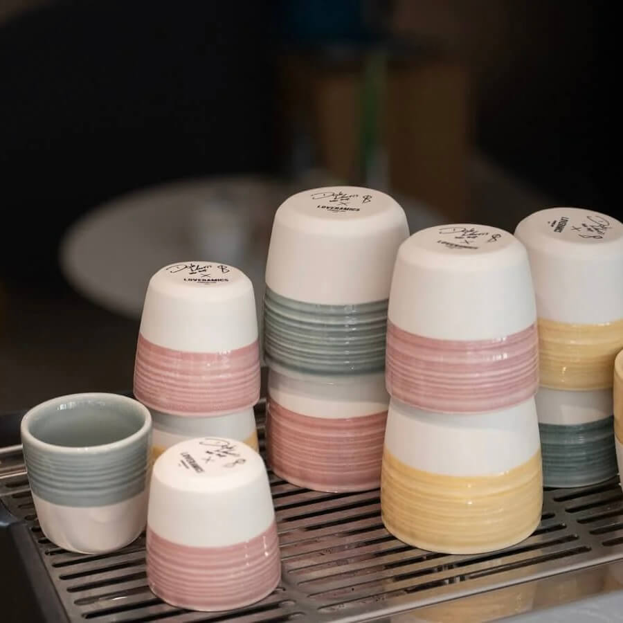 Tasse cappuccino porcelaine qualité 200ml Loveramics verre café