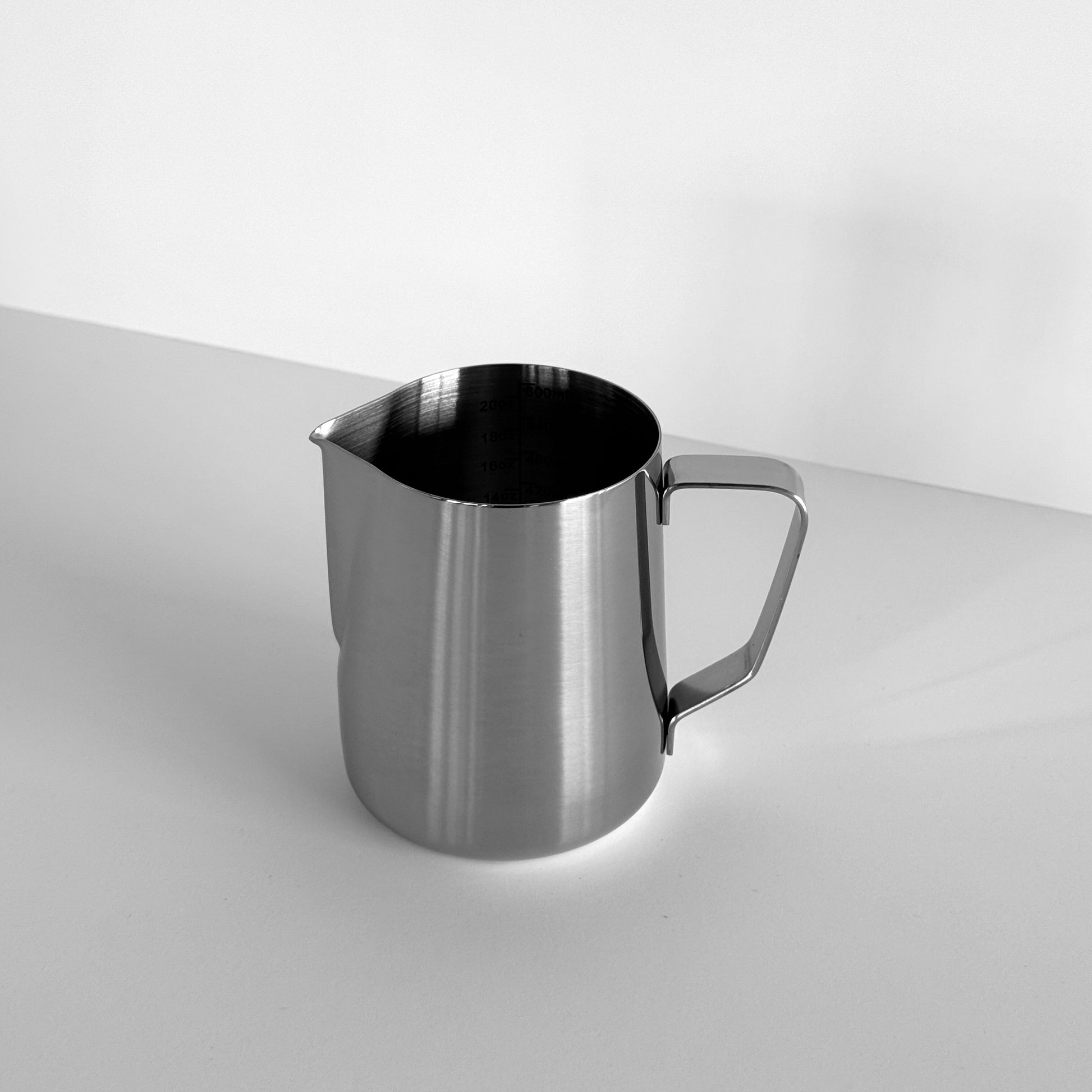 Pichet lait mousser acier inoxydable gradué 350 ml 600 ml qualité professionnel