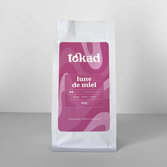 sac café 500g lune de miel tokad torréfaction moyenne compagnie québécoise