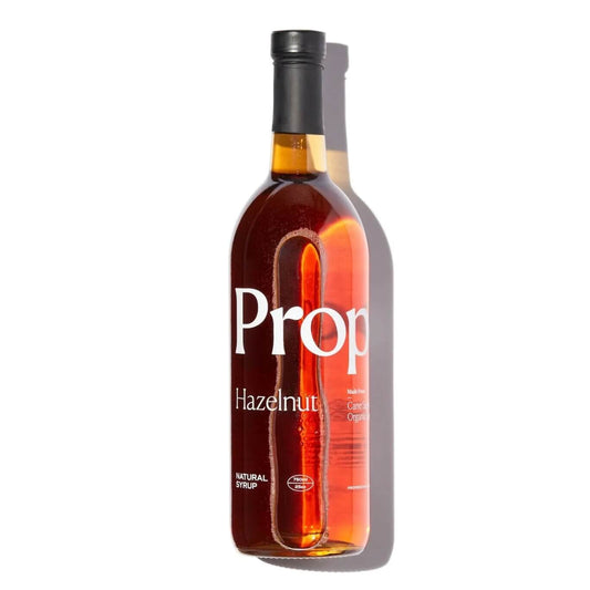 Proper sirop café noisette 750ml naturel sucre canne vegan bouteille