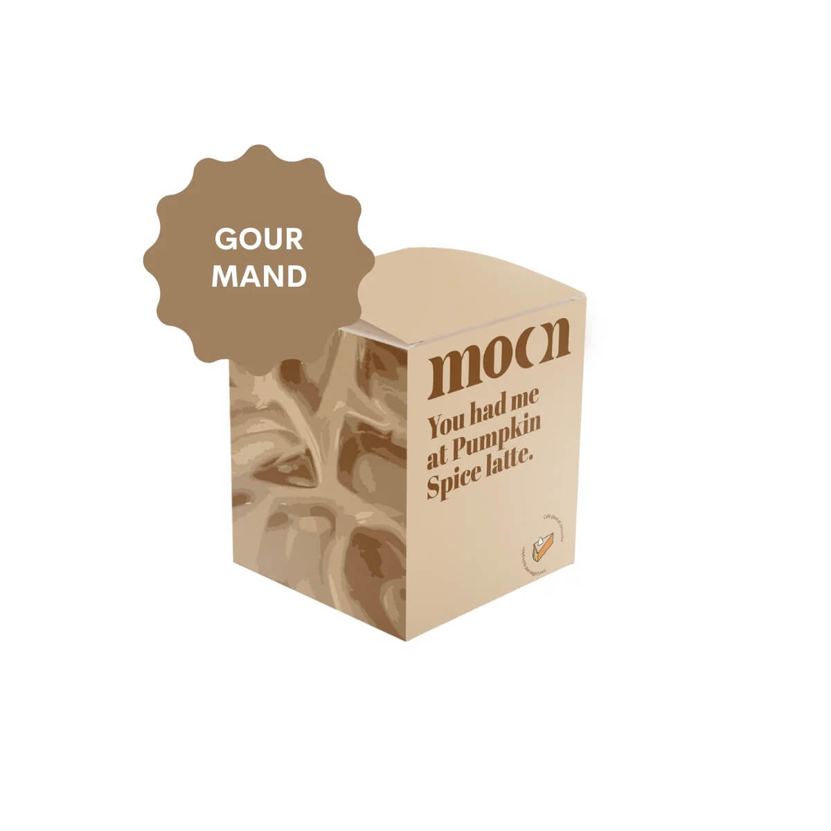 Chandelle bougie pumpkin spice latte citrouille épicée cire soya moonday