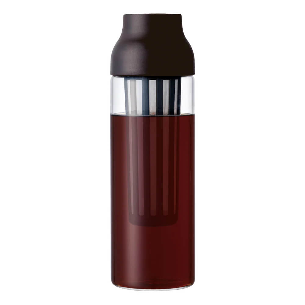 Bouteille cold brew infusion à froid kinto capsule brun 1L verre