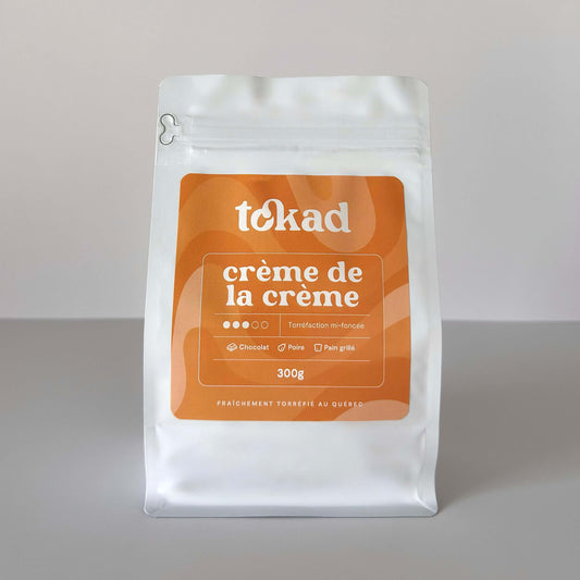 sac café 300g crème de la crème tokad torréfaction qualité compagnie québécoise
