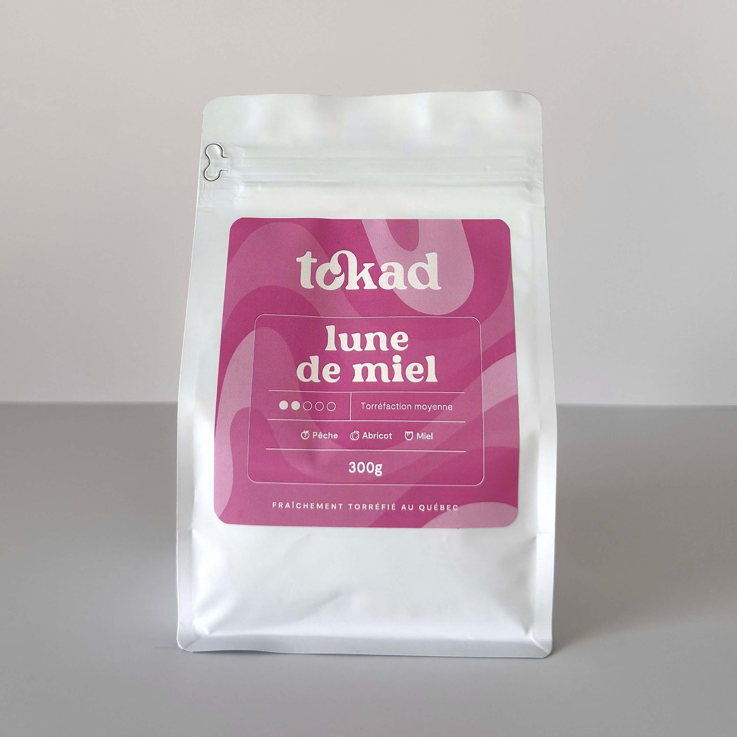 sac café 300g lune de miel tokad torréfaction moyenne compagnie québécoise qualité