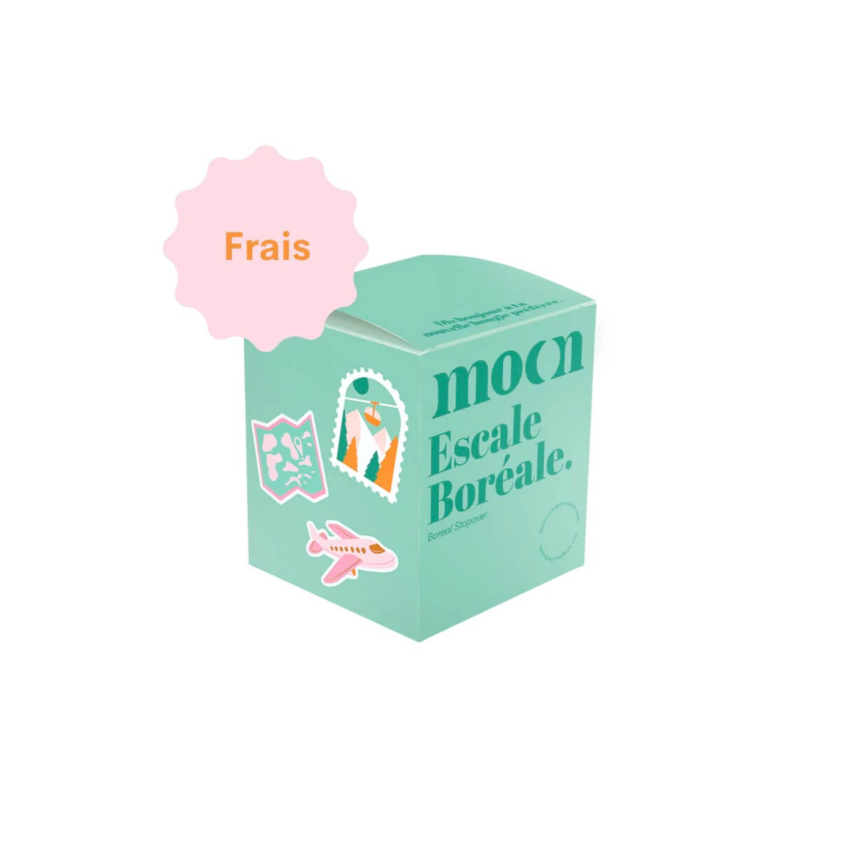 Chandelle bougie cire soya naturelle escale boréale sapin moonday