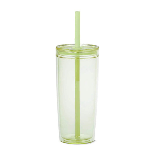 Miir gobelet paille verre café glacé plastique double paroi 20oz vert lime