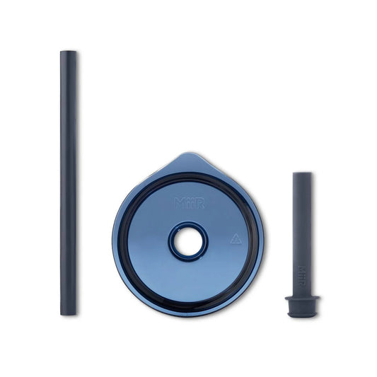 Miir gobelet paille verre café glacé plastique double paroi 20oz bleu marin