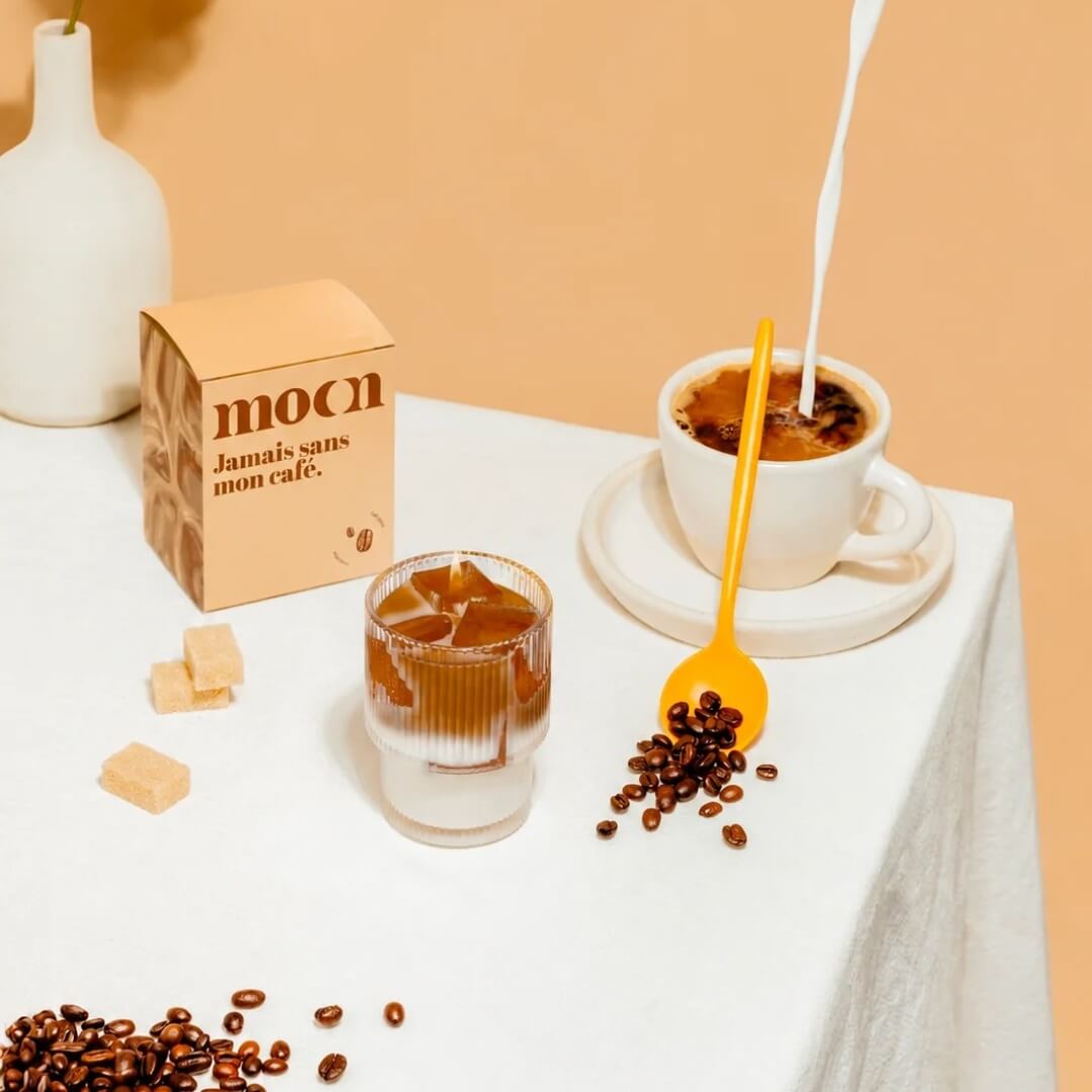 Moonday chandelle bougie café glacé cire soya naturelle compagnie québécoise