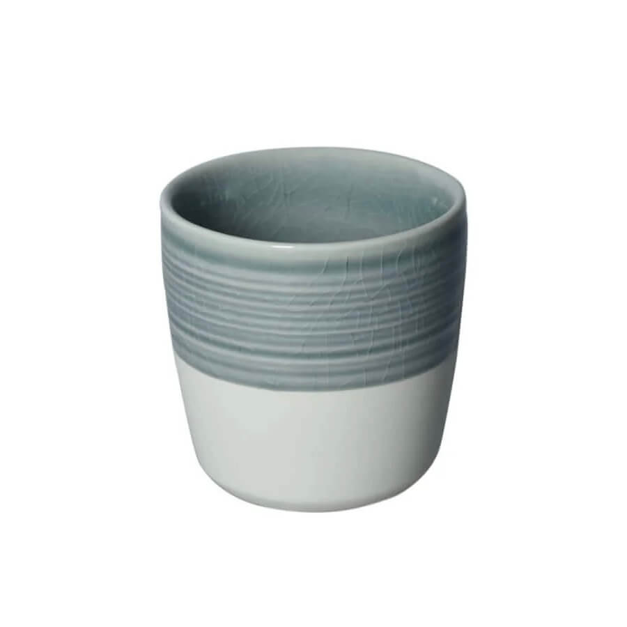 Tasse cappuccino porcelaine 200ml gris bleu loveramics céramique qualité
