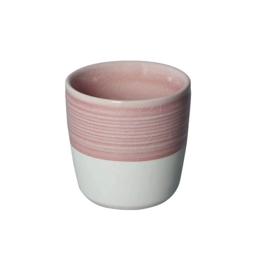 Tasse cappuccino porcelaine qualité 200ml rose Loveramics verre café