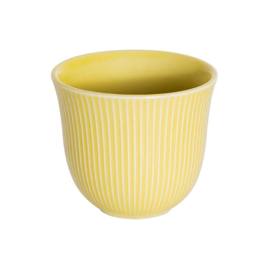 Tasse latte porcelaine 250ml jaune loveramics céramique qualité